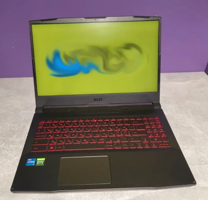 Ігровий ноутбук MSI Katana GF66 11UE-088NEU / 15.6" (1920x1080) IPS / Intel Core i7-11800H (8 (16) ядер по 2.3 - 4.6 GHz) / 16 GB DDR4 / 1000 GB SSD / nVidia GeForce RTX 3060, 6 GB GDDR6, 192-bit / WebCam б/в - зображення 2