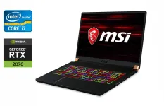 Ігровий ноутбук Б-клас MSI MS-17G1 / 17.3" (1920x1080) IPS / Intel Core i7-9750H (6 (12) ядер по 2.6 - 4.5 GHz) / 16 GB DDR4 / 512 GB SSD / nVidia GeForce RTX 2070, 8 GB GDDR6, 256-bit / WebCam / Windows 10 б/в