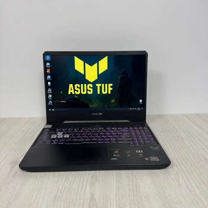 Ігровий ноутбук Б-класу Asus TUF Gaming FX505DV / 15,6" (1920x1080) IPS / AMD Ryzen 5 3550H (4 (8) ядра по 2,1 - 3,7 ГГц) / 16 ГБ DDR4 / 512 ГБ SSD / nVidia GeForce RTX 2060, 6 ГБ GDDR6, 192-біт / WebCam б/в - зображення 2