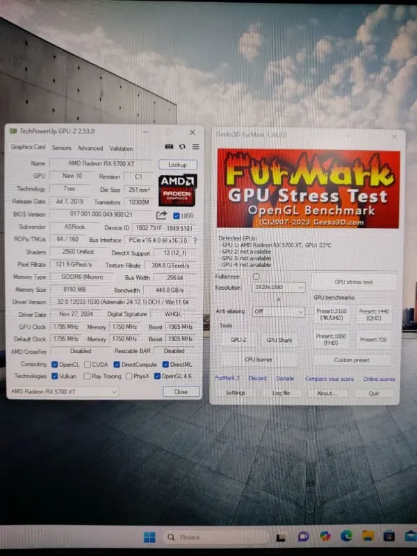 Ігровий ПК GameMax MoonLight MFG G511 Tower / Intel Core i5-8500 (6 ядер по 3.0 - 4.1 GHz) / 32 GB DDR4 / 256 GB SSD M.2 + 1000 GB HDD / AMD Radeon RX 5700 XT, 8 GB GDDR6, 256-bit / 600W б/в - зображення 10