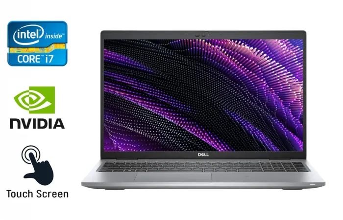 Ноутбук робоча станція Dell Precision 3560 / 15.6" (1920x1080) IPS Touch / Intel Core i7-1185G7 (4 (8) ядра по 3.0 - 4.8 GHz) / 16 GB DDR4 / 512 GB SSD / nVidia T500, 2 GB GDDR6, 64-bit / WebCam / HDMI / Windows 10 б/в - зображення 1