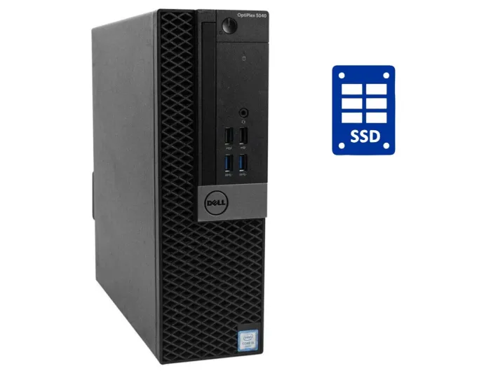 ПК Dell OptiPlex 5040 SFF / Intel Core i3-6100 (2 (4) ядра по 3.7 GHz) / 8 GB DDR3 / 120 GB SSD / Intel HD Graphics 530 / Win 10 Pro б/в - зображення 1