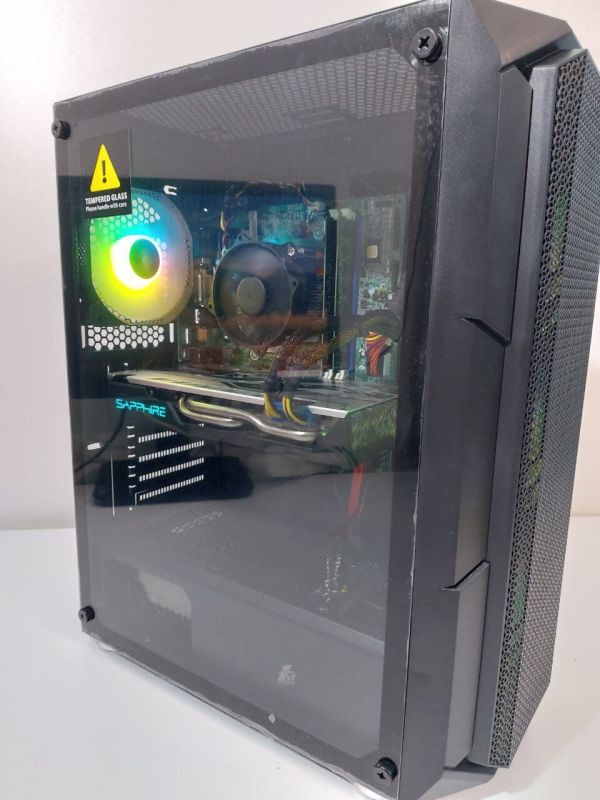 Комп'ютер 1stPlayer FireBase XF Tower / Intel Core i7-4790 (4 (8) ядра по 3,6 - 4,0 ГГц) / 16 ГБ DDR3 / 512 ГБ SSD + 500 ГБ HDD / AMD Radeon RX 580, 8 ГБ GDDR5, 256-біт / 550 Вт б/в - зображення 3
