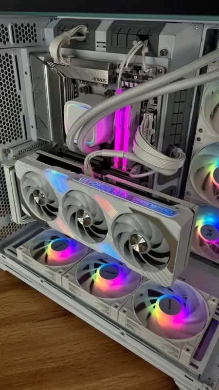 Збірка під замовлення: комп'ютер Lian Li O11 Tower / AMD Ryzen 7 7800X3D (8 (16) ядер по 4.2 - 5.0 GHz) / 32 GB DDR5 / 1000 GB SSD M.2 / nVidia GeForce RTX 4070 Ti Super, 16 GB GDDR6X, 256-bit / 850W - зображення 9