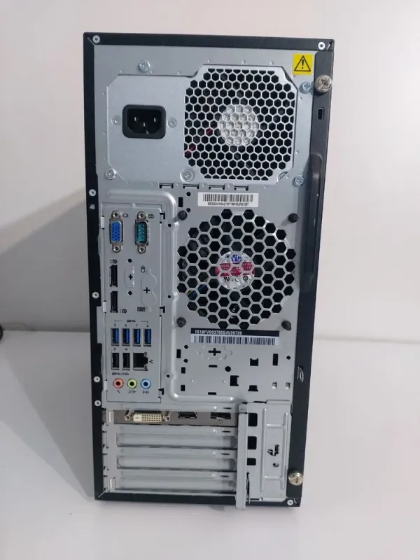 Комплект ПК: Lenovo ThinkCentre M800 Tower / Intel Core i5-6400 (4 ядра по 2.7 - 3.3 GHz) / 16 GB DDR4 / 480 GB SSD + 500 GB HDD / AMD Radeon RX 550, 4 GB GDDR5, 128-bit / DVD-ROM + Монітор LG 24MB37PM-B / 24" (1920x1080) IPS б/в - зображення 5