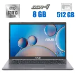 Ноутбук Asus R465J / 14" (1920x1080) TN / Intel Core i3-1005G1 (2 (4) ядра по 1.2 - 3.4 GHz) / 8 GB DDR4 / 512 GB SSD / Intel UHD Graphics / WebCam / АКБ NEW б/в