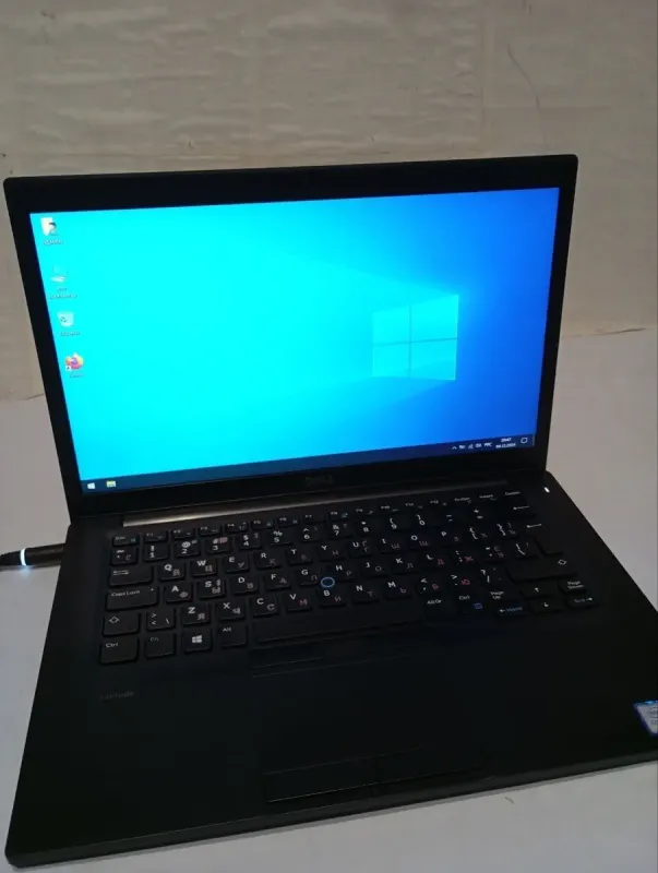 Ультрабук Б-клас Dell Latitude 7480 / 14" (1920x1080) TN / Intel Core i5-6300U (2 (4) ядра по 2.4 - 3.0 GHz) / 8 GB DDR4 / 128 GB SSD / Intel HD Graphics 520 / WebCam / Без АКБ б/у - зображення 2