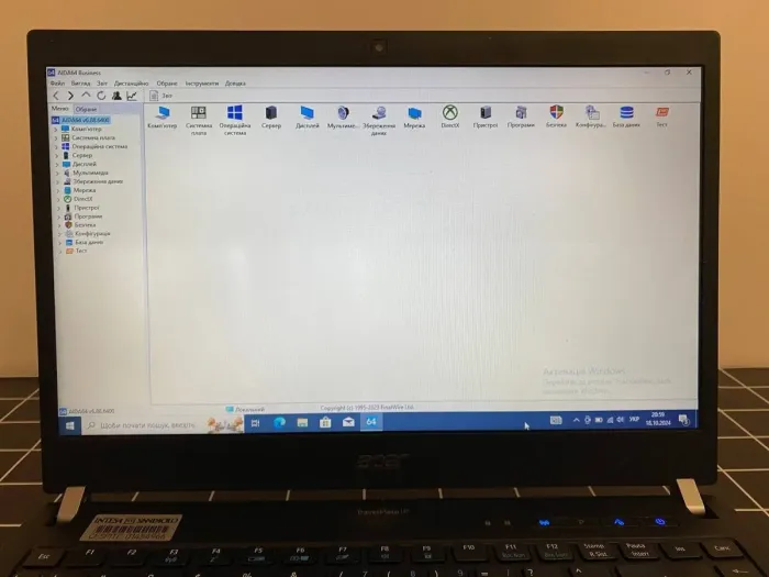 Ноутбук Б-клас Acer TravelMate P645-S / 14" (1366x768) TN / Intel Core i5-5300U (2 (4) ядра по 2.3 - 2.9 GHz) / 4 GB DDR3 / 256 GB SSD / Intel HD Graphics 5500 / WebCam / HDMI б/в - зображення 8