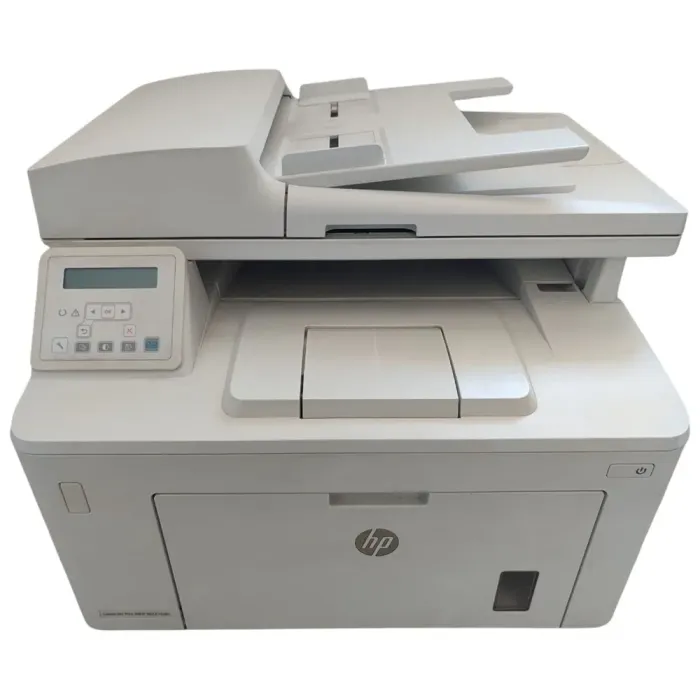 БФП HP LaserJet Pro MFP M227sdn / Лазерний монохромний друк / 1200x1200 dpi / A4 / 28 стор/хв / USB 2.0, Ethernet / Дуплекс б/в - зображення 1