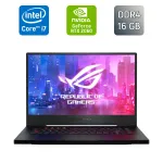 Ігровий ноутбук Asus Zephyrus GU502G / 15,6" (1920x1080) IPS / Intel Core i7-9750H (6 (12) ядер по 2,6 - 4,5 ГГц) / 16 ГБ DDR4 / 1000 ГБ SSD / nVidia GeForce RTX 2060, 6 ГБ GDDR6, 192-біт / HDMI / Windows 10 б/в