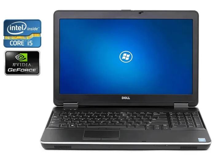 Ноутбук Dell Latitude E6540 / 15.6" (1920x1080) TN / Intel Core i5-4300M (2 (4) ядра по 2.6 - 3.3 GHz) / 8 GB DDR3 / 500 GB SSD / AMD Radeon HD 8790M, 2 GB GDDR5, 128-bit / WebCam б/в - зображення 1