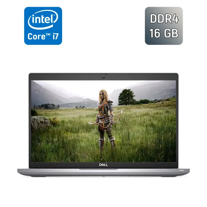 Ультрабук Dell Latitude 5420 / 14" (1920x1080) IPS / Intel Core i7-1185G7 (4 (8) ядра по 3.0 - 4.8 GHz) / 16 GB DDR4 / 512 GB SSD / Intel Iris Xe Graphics / WebCam / HDMI / Windows 11 б/в - зображення 1