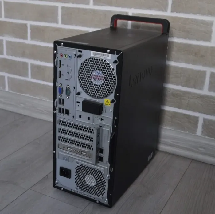 Комп'ютер Lenovo ThinkCentre M910T Tower / Intel Core i5-7500 (4 ядра по 3.4 - 3.8 GHz) / 16 GB DDR4 / 500 GB SSD / Intel HD Graphics 630 / Wi-Fi / DVD-ROM / Windows 11 Pro б/в - зображення 6