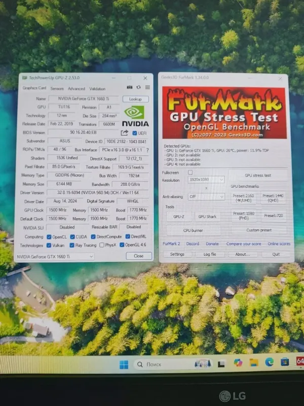 Ігровий ПК AeroCool Pivot Tower / Intel Core i7-7700 (4 ядра по 3,6 - 4,2 ГГц) / 32 ГБ DDR4 / 512 ГБ SSD M.2 + 500 ГБ HDD / nVidia GeForce GTX 1660 Ti, 6 ГБ GDDR6, 192-біт / 500 Вт б/в - зображення 12