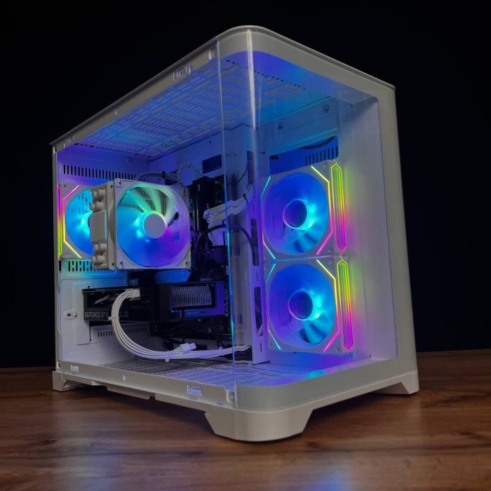 Збірка на замовлення: ігровий ПК GameMax Hype-M White Tower / AMD Ryzen 5 7500F (6 (12) ядер по 3,7 - 5,0 ГГц) / 32 ГБ DDR5 / 1000 ГБ SSD M.2 / nVidia GeForce RTX 5060, 8 ГБ GDDR7, 128-bit / 650 Вт - зображення 2