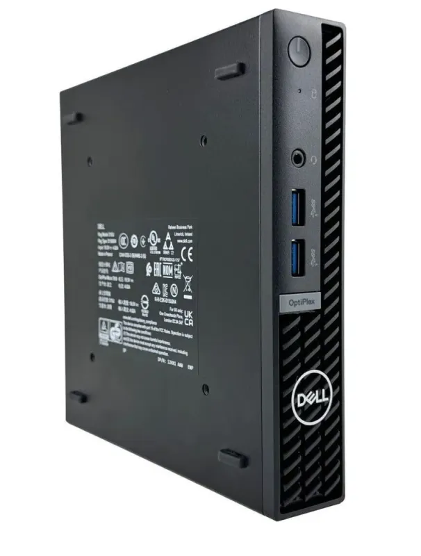 Неттоп Dell OptiPlex 7010 Micro USFF / Intel Core i3-13100T (4 (8) ядра по 2.5 - 4.2 GHz) / 16 GB DDR4 / 480 GB SSD / Intel UHD Graphics 730 б/в - зображення 4