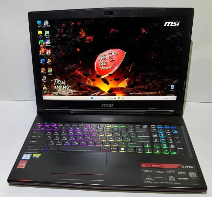 Ігровий ноутбук Б-клас MSI GL63 9SEK / 15.6" (1920x1080) IPS / Intel Core i7-9750H (6 (12) ядер по 2,6 - 4,5 ГГц) / 16 ГБ DDR4 / 256 ГБ SSD + 256 ГБ SSD / nVidia GeForce RTX 2060, 6 ГБ GDDR6, 192-біт / WebCam / Win 11 Pro б/в - изображение 2
