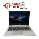Ультрабук HP ProBook 445 G7 / 14" (1920x1080) IPS / AMD Ryzen 5 4500U (6 ядер по 2.3 - 4.0 GHz) / 16 GB DDR4 / 256 GB SSD / AMD Radeon RX Vega 6 / WebCam / HDMI / Windows 11 Pro б/в