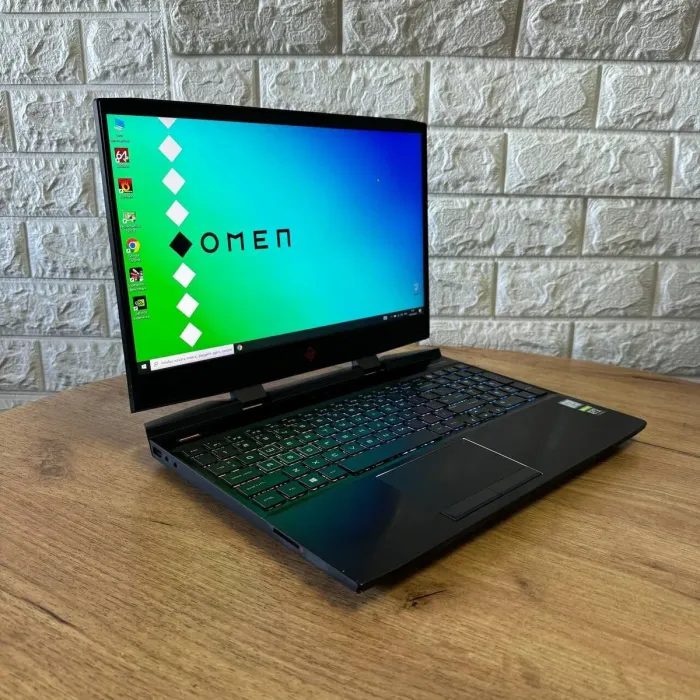 Ігровий ноутбук Б-клас HP Omen 15-dc1069wm / 15.6" (1920x1080) IPS / Intel Core i7-9750H (6 (12) ядер по 2.6 - 4.5 GHz) / 16 GB DDR4 / 128 GB SSD + 1000 GB HDD / nVidia GeForce RTX 2060, 6 GB GDDR6, 192-bit / WebCam б/в - зображення 4