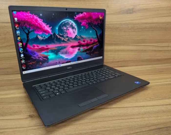 Мобільна робоча станція Dell Precision 7760 / 17,3" (1920x1080) IPS / Intel Core i7-11850H (8 (16) ядер по 2,5 - 4,8 ГГц) / 64 ГБ DDR4 / 1000 ГБ SSD / nVidia RTX A5000, 16 ГБ GDDR6, 256-біт / WebCam / Windows 11 б/в - зображення 4