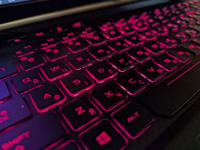 Ігровий ноутбук Asus Strix GL703GM / 17.3" (1920x1080) IPS / Intel Core i7-8750H (6 (12) ядер по 2,2 - 4,1 ГГц) / 16 ГБ DDR4 / 256 ГБ SSD + 1000 ГБ HDD / nVidia GeForce GTX 1060, 6 ГБ GDDR5, 192-біт / WebCam / Windows 10 б/в - изображение 6