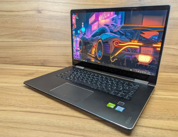 Ноутбук-трансформер Lenovo Yoga 710-15IKB / 15.6" (1920x1080) IPS Touch / Intel Core i5-7200U (2 (4) ядра по 2.5 - 3.1 GHz) / 16 GB DDR4 / 480 GB SSD / nVidia GeForce 940MX, 2 GB GDDR5, 64-bit / WebCam / TouchID / Windows 10 б/в - зображення 5