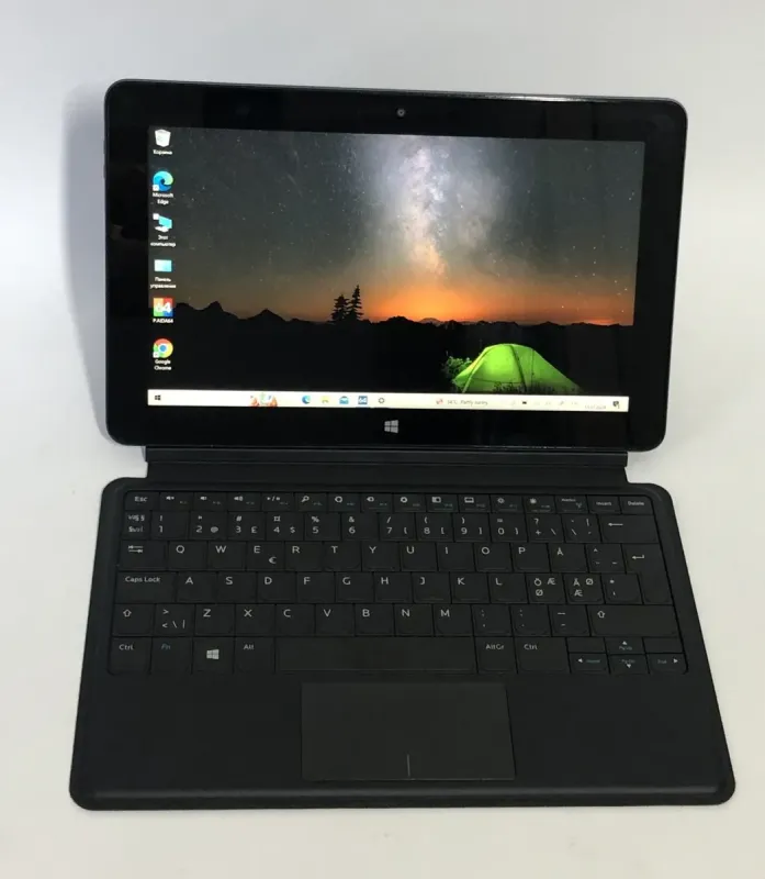 Нетбук-трансформер Dell Venue 11 Pro 7140 / 10.8" (1920x1080) IPS Touch / Intel Core M-5Y71 (2 (4) ядра по 1.2 - 2.9 GHz) / 8 GB DDR3 / 256 GB SSD / Intel HD Graphics 5300 / WebCam б/в - зображення 2