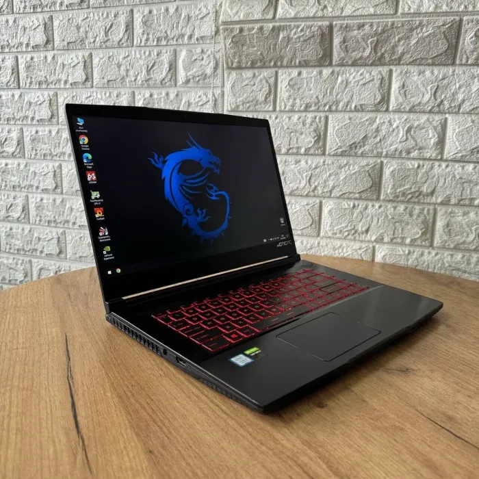 Ігровий ноутбук MSI GF65 Thin 9SEXR / 15.6" (1920x1080) IPS / Intel Core i7-9750H (6 (12) ядра по 2.6 - 4.5 GHz) / 16 GB DDR4 / 512 GB SSD / nVidia GeForce RTX 2060, 6 GB GDDR6, 192-bit / WebCam б/в - зображення 4