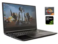 Ігровий ноутбук Gateway GWTN156-2BK / 15.6" (1920x1080) IPS / AMD Ryzen 5 4600H (6 (12) ядер по 3.0 - 4.0 GHz) / 8 GB DDR4 / 256 GB SSD / nVidia GeForce GTX 1650, 4 GB GDDR6, 128-bit / WebCam б/в
