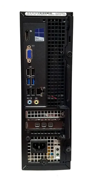 Комп'ютер Dell OptiPlex 3020 SFF / Intel Xeon E3-1231 v3 (4 (8) ядра по 3.4 - 3.8 GHz) / 16 GB DDR3 / 256 GB SSD / nVidia Quadro P400, 2 GB GDDR5, 64-bit б/в - зображення 3