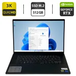 Ігровий ноутбук Б-клас Dell Inspiron 16 Plus 7620 / 16" (3072x1920) IPS / Intel Core i7-12700H (14 (20) ядер по 3.5 - 4.7 GHz) / 16 GB DDR5 / 512 GB SSD M.2 / nVidia GeForce RTX 3050, 4 GB GDDR6, 128-bit / WebCam б/в