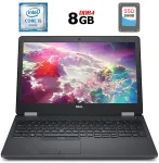 Ноутбук Б-клас Dell Latitude E5570 / 15.6" TN / Core i5-6440HQ (4 ядра по 2.6-3.5GHz) / 8GB DDR4 / 256GB SSD / HD Graphics 530 / WebCam / HDMI / Win 10 б/в