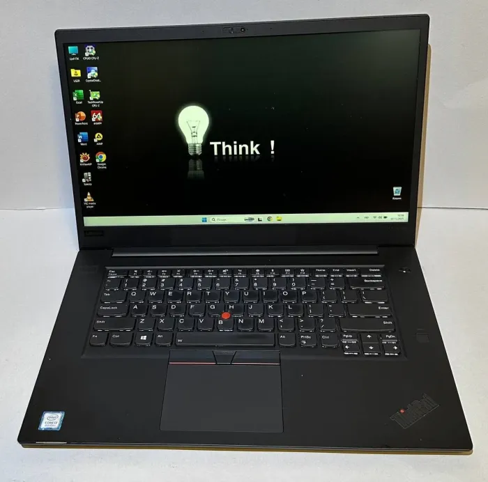 Ігровий ноутбук Lenovo ThinkPad X1 Extreme / 15,6" (1920x1080) IPS / Intel Core i7-8750H (6 (12) ядра по 2,2 - 4,1 ГГц) / 32 ГБ DDR4 / 512 ГБ SSD / nVidia GeForce GTX 1050 Ti Max-Q, 4 ГБ GDDR5, 128-біт / Веб-камера б/в - зображення 2