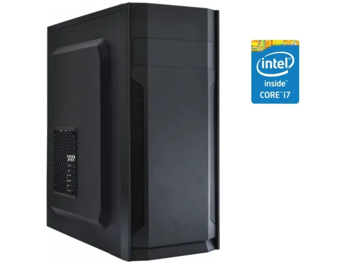 ПК Frontier Warlock-F55A Tower / Intel Core i7-9700 (8 ядер по 3.0 - 4.7 GHz) / 16 GB DDR4 / 128 GB SSD + 500 GB HDD / Intel UHD Graphics 630 / Win 10 б/в - зображення 1