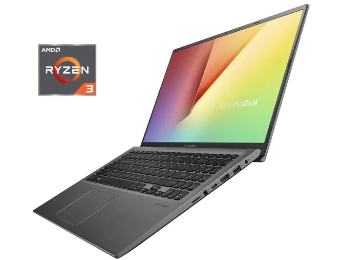 Ультрабук Б-клас Asus VivoBook F512DA / 15.6" (1920x1080) TN / AMD Ryzen 3 3200U (2 (4) ядра по 2.6 - 3.5 GHz) / 4 GB DDR4 / 256 GB SSD M.2 / AMD Radeon Vega 3 Graphics / WebCam б/в - зображення 1