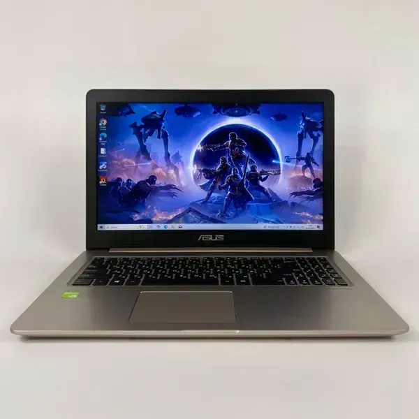 Ігровий ноутбук Б-клас Asus VivoBook X580VD / 15.6" (1920x1080) TN / Intel Core i7-7700HQ (4 (8) ядра по 2.8 - 3.8 GHz) / 16 GB DDR4 / 128 GB SSD + 1000 GB HDD / nVidia GeForce GTX 1050, 4 GB GDDR5, 128-bit / WebCam / HDMI б/в - зображення 2