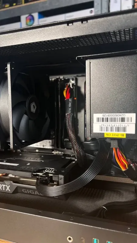 Збірка під замовлення: ігровий ПК DeepCool CH160 Black Tower / AMD Ryzen 7 5700X (8 (16) ядер по 3.4 - 4.6 GHz) / 32 GB DDR4 / 1000 GB SSD M.2 / nVidia GeForce RTX 4060, 8 GB GDDR6, 128-bit / 550W - зображення 9