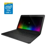 Ноутбук Razer Blade 14 2017 / 14" (1920x1080) IPS / Intel Core i7-7700HQ (4 (8) ядра по 2.8 - 3.8 GHz) / 16 GB DDR4 / 480 GB SSD / Intel HD Graphics 630 / WebCam б/в
