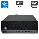 Комп'ютер Б-клас HP ProDesk 600 G3 SFF / Intel Core i5-6500 (4 ядра по 3,2 - 3,6 ГГц) / 8 ГБ DDR4 / 500 ГБ HDD / Intel HD Graphics 530 б/в