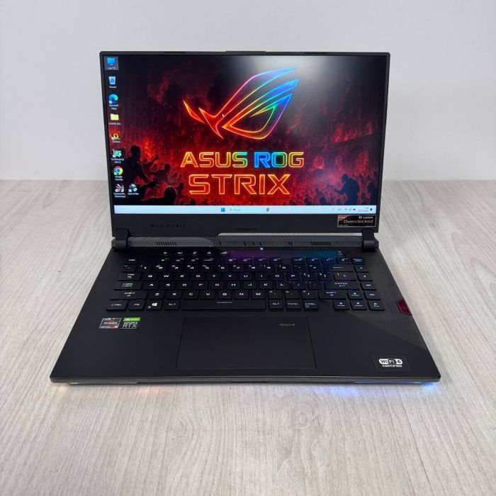 Ігровий ноутбук Asus ROG Strix SCAR 15 G533QS / 15.6" (1920x1080) IPS / AMD Ryzen 9 5900HS (8 (16) ядер по 3.0 - 4.6 GHz) / 32 GB DDR4 / 1000 GB SSD / nVidia GeForce RTX 3080, 16 GB GDDR6, 256-bit / WebCam б/в - зображення 4