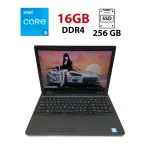 Ноутбук Dell Latitude 5590 / 15.6" (1920x1080) TN / Intel Core i5-8350U (4 (8) ядра по 1.7 - 3.6 GHz) / 16 GB DDR4 / 256 GB SSD / Intel UHD Graphics 620 / WebCam б/в