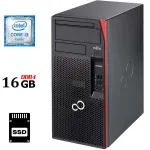 Комп'ютер Fujitsu Esprimo P557 Tower / Intel Core i3-6100 (2 (4) ядра по 3,7 ГГц) / 16 ГБ DDR4 / 120 ГБ SSD / Intel HD Graphics 530 б/в