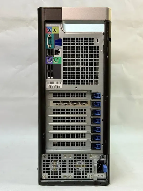 Робоча станція Dell Precision 5810 Workstation Tower / Intel Xeon E5-1650 v3 (6 (12) ядер по 3.5 - 3.8 GHz) / 32 GB DDR4 / 250 GB SSD + 500 GB HDD / nVidia Quadro M2000, 4 GB GDDR5, 128-bit / DVD-ROM б/в - зображення 7