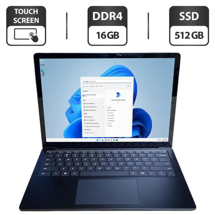 Ультрабук Б-клас Microsoft Surface Laptop 3 1868 / 13.5" (2256x1504) IPS Touch / Intel Core i7-1065G7 (4 (8) ядра по 1.3 - 3.9 GHz) / 16 GB DDR4 / 512 GB SSD / Intel Iris Plus Graphics / WebCam б/в - зображення 1