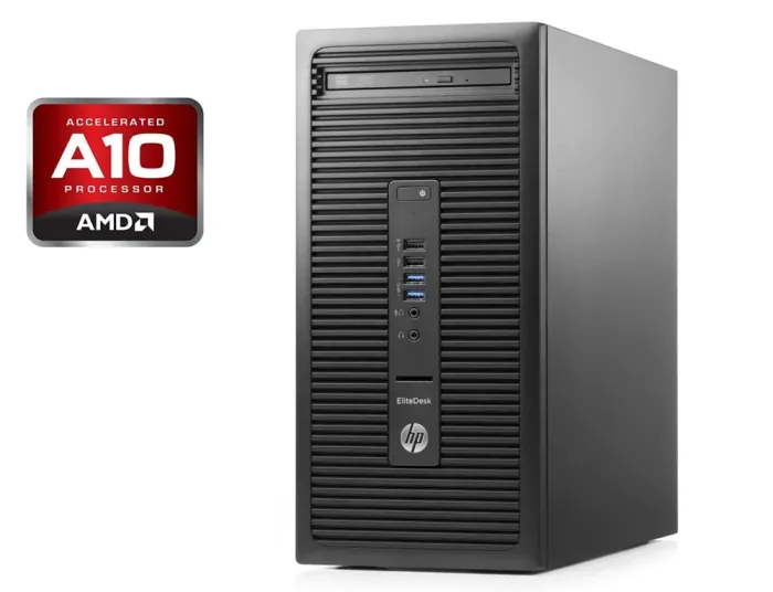 ПК HP EliteDesk 705 G2 Tower / AMD Pro A10-8750B (4 ядра по 3.6 - 4.0 GHz) / 16 GB DDR3 / 500 GB HDD / AMD Radeon R7 Graphics б/в - зображення 1