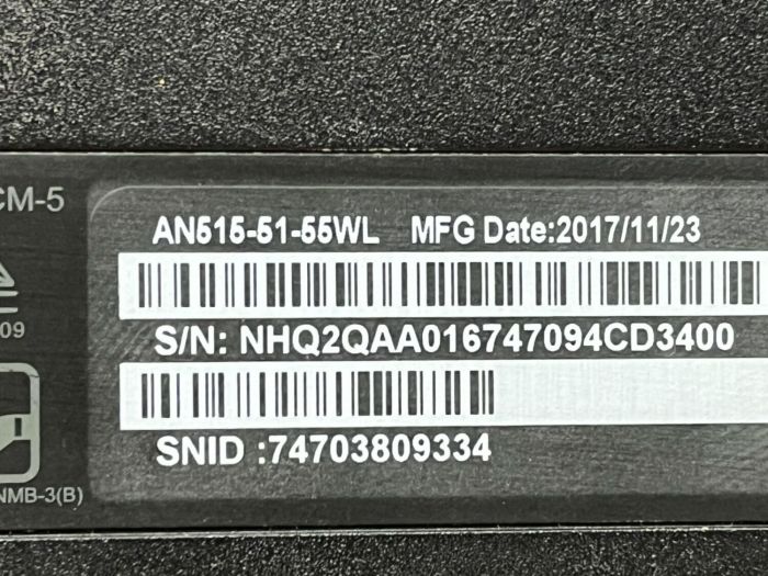 Ігровий ноутбук Acer Nitro 5 AN515-51 / 15.6" (1920x1080) IPS / Intel Core i5-7300HQ (4 ядра по 2,5 - 3,5 ГГц) / 16 ГБ DDR4 / 256 ГБ SSD / nVidia GeForce GTX 1050 Ti, 4 ГБ GDDR5, 128-біт / WebCam б/в - изображение 7