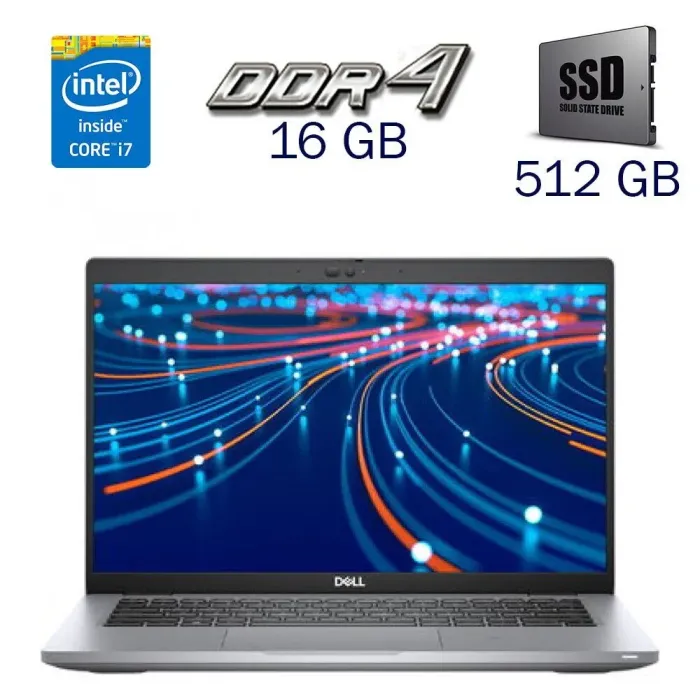 Ультрабук Dell Latitude 5520 / 15.6" (1920x1080) IPS / Intel Core i7-1185G7 (4 (8) ядра по 3.0 - 4.8 GHz) / 16 GB DDR4 / 512 GB SSD / Iris Xe Graphics / WebCam б/в - зображення 1