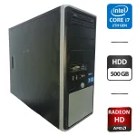 Комп'ютер Б-клас Tarox Tower / Intel Core i7-2600K (4 (8) ядра по 3.4 - 3.8 GHz) / 8 GB DDR3 / 500 GB HDD / AMD Radeon HD 7470, 1 GB GDDR3, 64-bit / DVD-ROM / 350W б/в