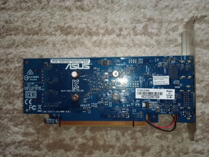 Дискретна відеокарта nVidia GeForce GT 1030, 2 GB GDDR5, 64-bit / 1x HDMI, 1x DisplayPort б/в - изображение 3