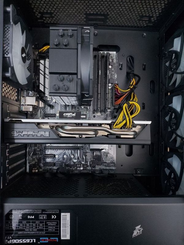 Ігровий ПК 1stPlayer X6 Fire Base Tower / Intel Core i7-6700 (4 (8) ядра по 3,4 - 4,0 ГГц) / 16 ГБ DDR4 / 1000 ГБ SSD / AMD Radeon RX 570, 4 ГБ GDDR5, 256-біт / 550 Вт б/в - изображение 4